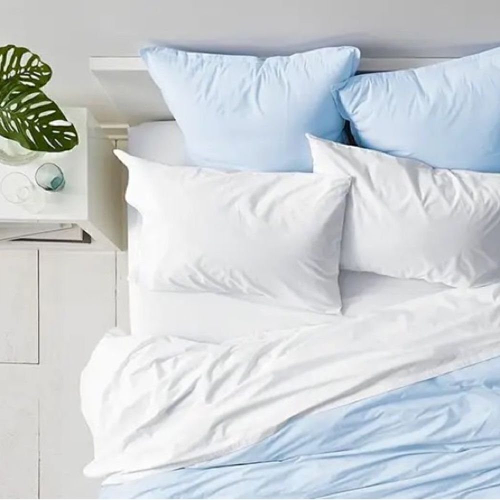 New‎ without tags  Gryphon Duvet Lt Blue Queen